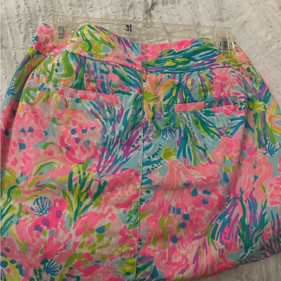 Lily Pulitzer Niki Skirt Multi Fan Sea Print - 2 - Picture 6 of 6